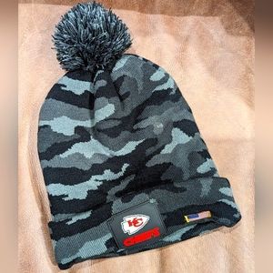 Kansas City Chiefs Blue/Gray Beanie